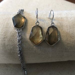 Chloe + Isabel bracelet and earrings set